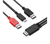 Xp-pen 3-en-1 Usb Cable Se adapta para artista 10s / artista 13.3 / artista 12 Proartist 13.3 Pro / artista 15.6 / artista 15.6 Pro Tableta gráfica