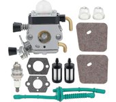 FS45 HS45 Carburador para STHIL FS55R FS38 FS55 FS46 HL45 FS45C FS46C FS55C FS55RC KM55 KM55R Desbrozadora de hilo Weed Eater C1Q-S97 C1Q-S186 [Rbe...