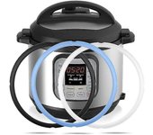 3pcs anillo de sellado de silicona para Instant Pot 6 Qt, Insta Pot Seals Junta de reemplazo 6 cuartos de galón Instapot Anillo de sellado para 6/5...