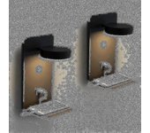 2 Pack LED luz de pared interior con puerto USB: 12w trimcolor regulable moderno lámpara de pared con interruptor, luz de lectura de pared, lámpara...