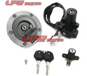 Adecuado para Yamaha XT660 XT660Z 2008-2013/2015 Set Lock Full Car Lock Full Car Lock Teclas normales
