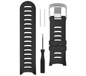 Pulsera para Garmin Forerunner 610 Correa de Silicona para Reloj Inteligente Antiarañazos Negro