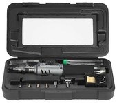Soldador de gas 10 en 1 Accesorio de soldadura portátil de temperatura constante para conjunto de mantenimiento electrónico Como se muestra