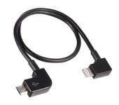 Micro USB a Lightning Control remoto Tablet Phone Data Converter Cable de transferencia para Android iOS El mejor negro
