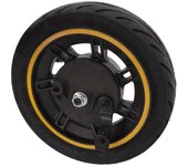 Kit de ruedas delanteras para scooter, Ruedas delanteras de repuesto para scooter, Neumático delantero de repuesto de 6,5 pulgadas con cámara de ai...