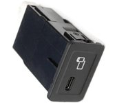 unbrand A2478203802 Coche Carplay Interfaz USB Enchufe USB Lector de tarjetas SD para Mercedes Benz A, GLA, B, GLB 2478203802 Negro