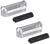 Paquete de 2 piezas de repuesto Kit de lámina de corte de cuchilla de afeitadora Reemplazo de cabeza de afeitadora compatible Braun 5S P40 P50 P60 ...