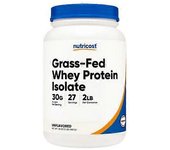 Nutricost Aislado de Proteína de Suero de Leche Alimentado con Pasto en Polvo, 2 Lbs