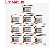 3.7v 180mah Lipo batería para Syma S109g S111g Mjxrc X900 X901 helicóptero de control remoto 3.7v 651723 batería de litio 1pcs