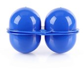 2 piezas 2 rejillas Snap Lock Egg Box Holder Portátil Seguro Huevos Contenedor de almacenamiento de huevos
