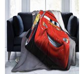 Coches Rayo Mcqueen Manta de vellón tamaño manta Manta ligera Manta de cama acogedora transpirable 100x125cm 50x40in