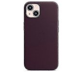Funda de cuero para teléfono para Iphone 13 Funda de cuero con Magsafe Cereza negra
