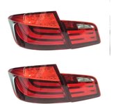 Conjunto de luz trasera compatible con BMW Serie 5 F10 F18 520LI 523LI 525LI 528LI 530LI 535LI 2011-2017 (Color : Interior derecho, Tamaño : 2011-2...