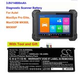 Batería del escáner de diagnóstico Cameron Sino 14800mAh para Autel MaxiSys Pro Elite, MaxiCOM MK908, MK908P