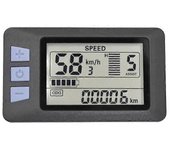 Panel de control del medidor de pantalla LCD P3H Panel de visualización del medidor de bicicleta eléctrica 24V 36V 48V 60V para scooter eléctrico (...