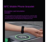 Dispositivo de lectura-escritura NFC, lector de tarjetas, decodificador de control de acceso cifrado, compatible con teléfono Bluetooth ICID Blanco