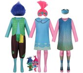 Disfraces de cosplay de carnaval de Halloween de Trolls A 120cm