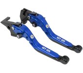 Para Yamaha Mt125 Mt 125 Mt-125 2014-2021 2020 Motocicleta plegable ajustable Cnc Freno Manetas de embrague Manijas extensibles Palanca azul-2