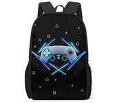 PlayStation 5 ps Pattern Mochila escolar para niños Niñas Niños Mochilas escolares para adolescentes Mochila para niños Bolsa de libros para estudi...