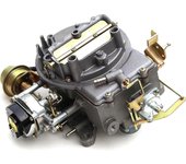 Nuevo carburador Dos carburador de 2 barriles Carburador 2100 2150 Compatible con el motor Ford 289 302 351 Cu Jeep con estrangulador eléctrico Ree...