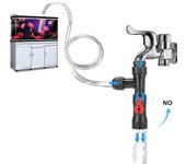 Kit de cambiador de agua de acuario automático Adaptador de grifo Bomba de cambio de agua Herramientas de limpieza Limpiador de pecera -CHN
