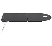 Mesa ultraligera Escritorio de aluminio plegable portátil para senderismo en solitario Camping Viaje Mesa de estante de quemador de gas Como se mue...