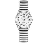 Relojes de pulsera para hombres y mujeres Relojes de cuarzo de banda elástica flexible para parejas Women