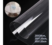 Tela de PVC transparente Tela de vidrio suave Impermeable flexible DIY Película de PVC transparente Tela Bolsa de paraguas Película artesanal prote...