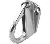 Ganchos de barco marino de acero inoxidable Muelle Snap Tipo Gancho de defensa Percha 1 PC Plata
