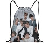 Stray Kids (10)Mochila con cordón Bolsa de gimnasia deportiva para yoga Natación Mochila de correa deportiva Bolsa-PJD505 M