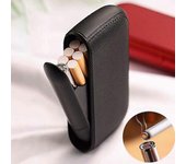 Estuche de cigarrillo portátil con encendedor 2 en 1 usb recargable encendedor impermeable 10 piezas caja de tabaco para fumador JKJ