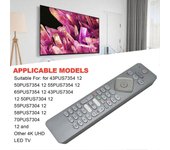 Control remoto por voz de TV para 43PUS7354 12 50PUS7354 12 55PUS7354 12 65PUS7354 12 43PUS7304 12 50PUS7304 12 4K UHD LED TV