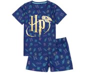Vanilla Underground Harry Potter Girls Manga Corta Pierna Corta Pijama Set Azul 5-6 Years