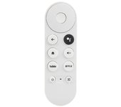 Adecuado para Google GOOGLE GOOGLE TV Decodificador de Google Voice Control remoto Blanco