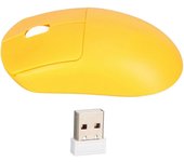 SQCLV Ratón inalámbrico para juegos 1200DPI 2.4G Fit Palm Ratón de ordenador alimentado por batería inalámbrico para PC de escritorio Portátil Amar...