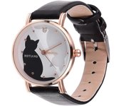 Lycxames Relojes de niña - Lindos relojes de pulsera de gato de dibujos animados Relojes de cuarzo para niñas Relojes de cuarzo analógico