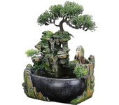 Cascada interior y exterior Mesa Fuente Decoración Agua Característica Meditación Cascada