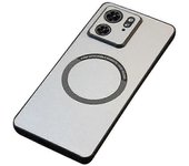 Para Motorola Edge 40 5g teléfono celular caso cuero + TPU cubierta compatible con MagSafe