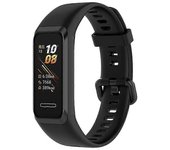 Para Huawei Watch Band 4 -B29) Correa de repuesto Correa de reloj de silicona ajustable Negro
