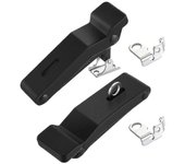 2877447 Pestillo de rack de almacenamiento frontal de goma flexible de 4 pulgadas para Polaris Sportsman 500 550 800 850 1000 ( negro