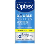 3x Gotas oftálmicas de doble acción Optrex para la picazón 10ml