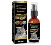 30ML Cat Tiña Spray Enfermedad de la Piel Picazón Ácaro Aliviar la Tiña Medicina de Tratamiento Reducir la Inflamación Local Suministros para Gatos...