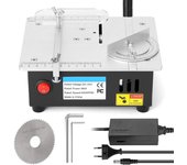 Mini sierra de mesa multifuncional, sierras eléctricas de escritorio, pequeña herramienta de corte para el hogar, bricolaje, carpintería EU Plug