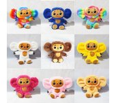 Nuevo Cheburashka Peluche Toy Big Eyes Mono con ropa Muñeca Rusia Anime Baby Kid Kwaii Sleep Appease Doll Toys para niños 20cm2