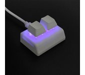 2 Teclado de programación macro RGB Mini teclado Dibujo de juegos Interruptor rojo Teclado personalizado OSU Gaming Negro