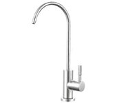 Grifo de agua potable Fregadero de cocina Grifo de filtro de agua de acero inoxidable Plata one size