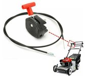 Cortacésped compatible universal Cortacésped Mango del acelerador Cable del acelerador Palanca de interruptores Control-O