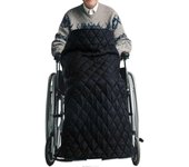 Manta para silla de ruedas, Manta para silla de ruedas a prueba de viento de invierno, Manta de protección de piernas para adultos, Manta de rodill...