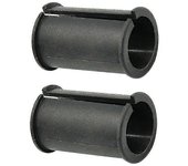 Espaciador de micrófono portátil Tubo de goma 2 piezas / conjunto para micrófono de escopeta