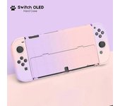 Para Switch Funda Protectora OLED Cubierta Blanda/Dura Kawaii Cubierta Protectora de Silicona Rosa Para Accesorios de la Consola Nintendo OLED Brac...